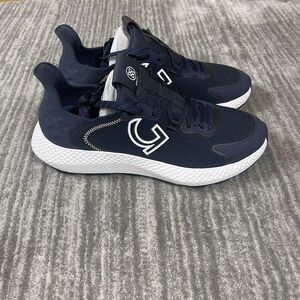 G/Fore MG4X2 Knit Golf Shoes Mens Size 9.5 Navy White Athletic Trainer GMF000042